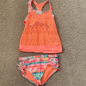 Girls Neon Tankini